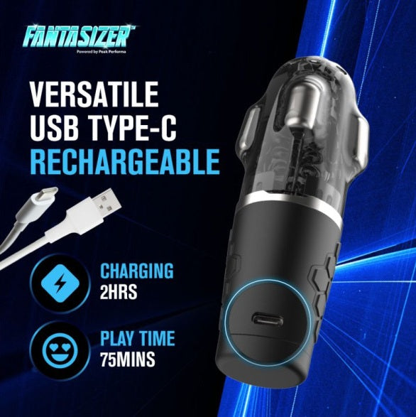 Peak Performa Hypershaker Automatic App Controlled LCD Masturbator Black