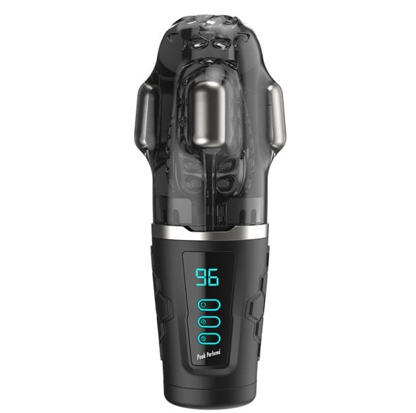 Peak Performa Hypershaker Automatic App Controlled LCD Masturbator Black