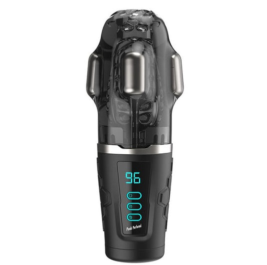 Peak Performa Hypershaker Automatic App Controlled LCD Masturbator Black