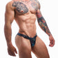 CUT4MEN Emerald Clip Tanga Brief Black Size S/M/L/XL