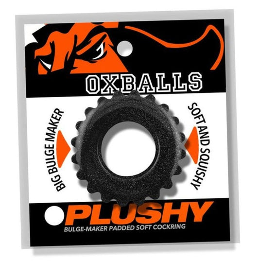 OxBalls Plushy Cock Ring Black