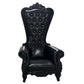Domina Throne Chair Black Frame Black Cushion