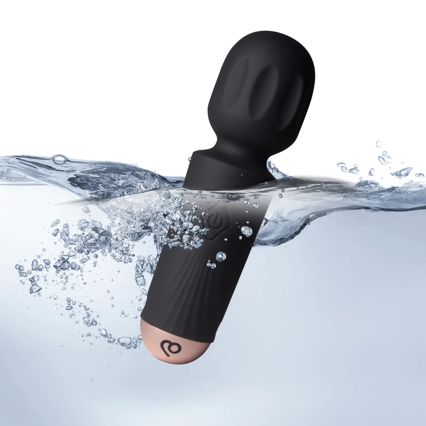 Rocks Off Rechargeable Mini Wand - Black Tulip