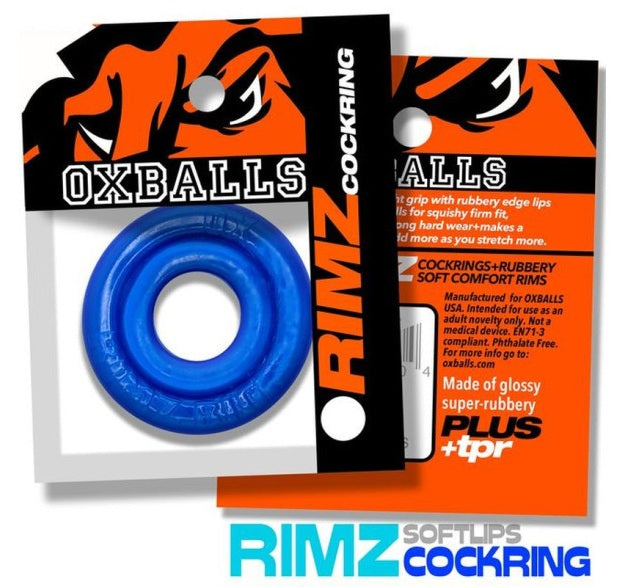 OxBalls Rimz Cock Ring Blue