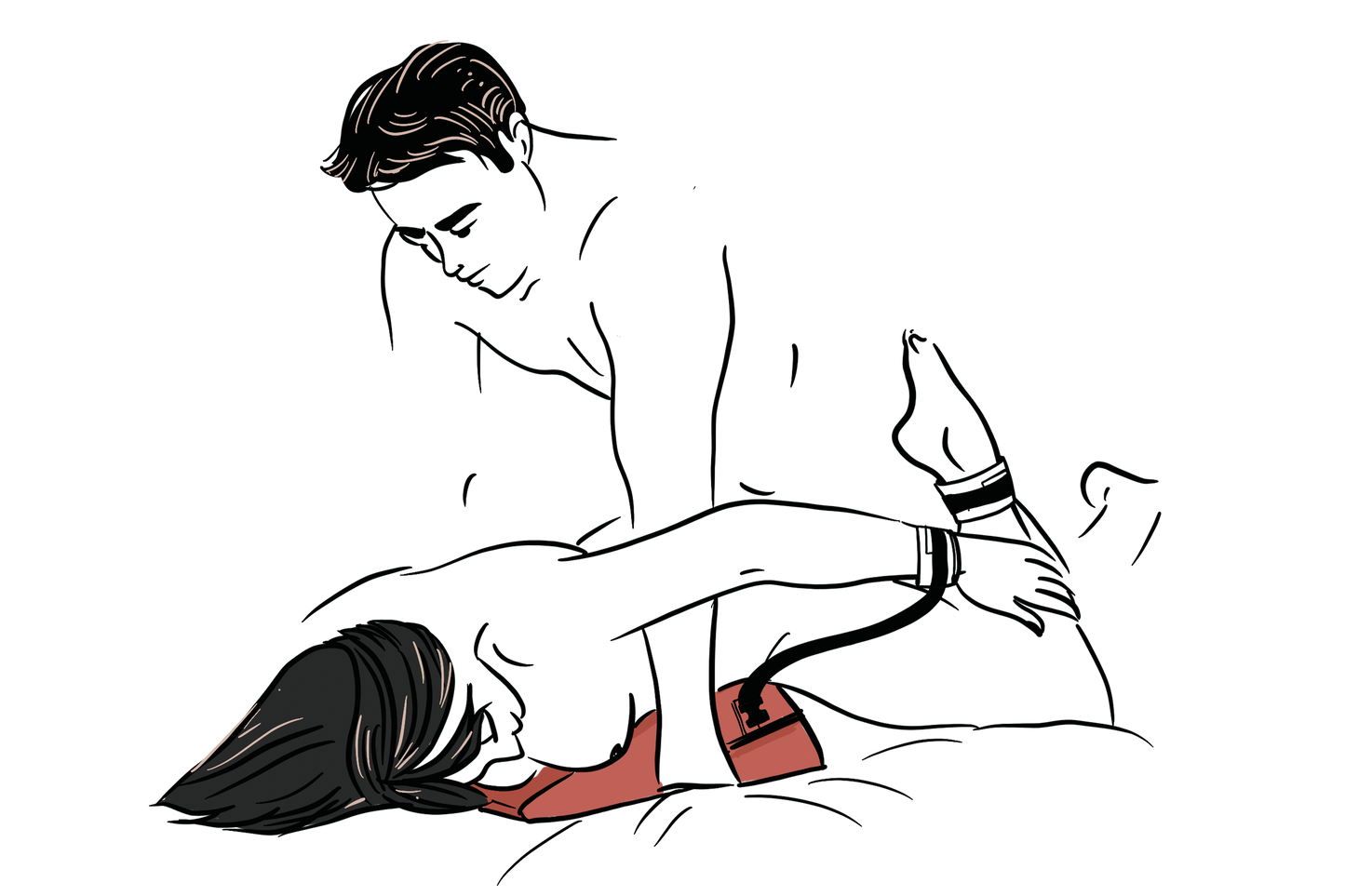 Liberator Black Label Bondage Wedge - Sex Positioner Pillow with Cuffs