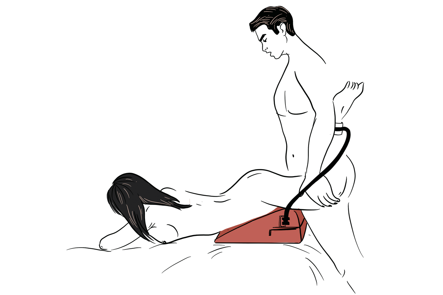 Liberator Black Label Bondage Wedge - Sex Positioner Pillow with Cuffs