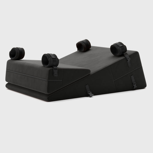 Liberator Black Label Bondage Wedge Ramp Combo Regular - Sex Positioner with Cuffs