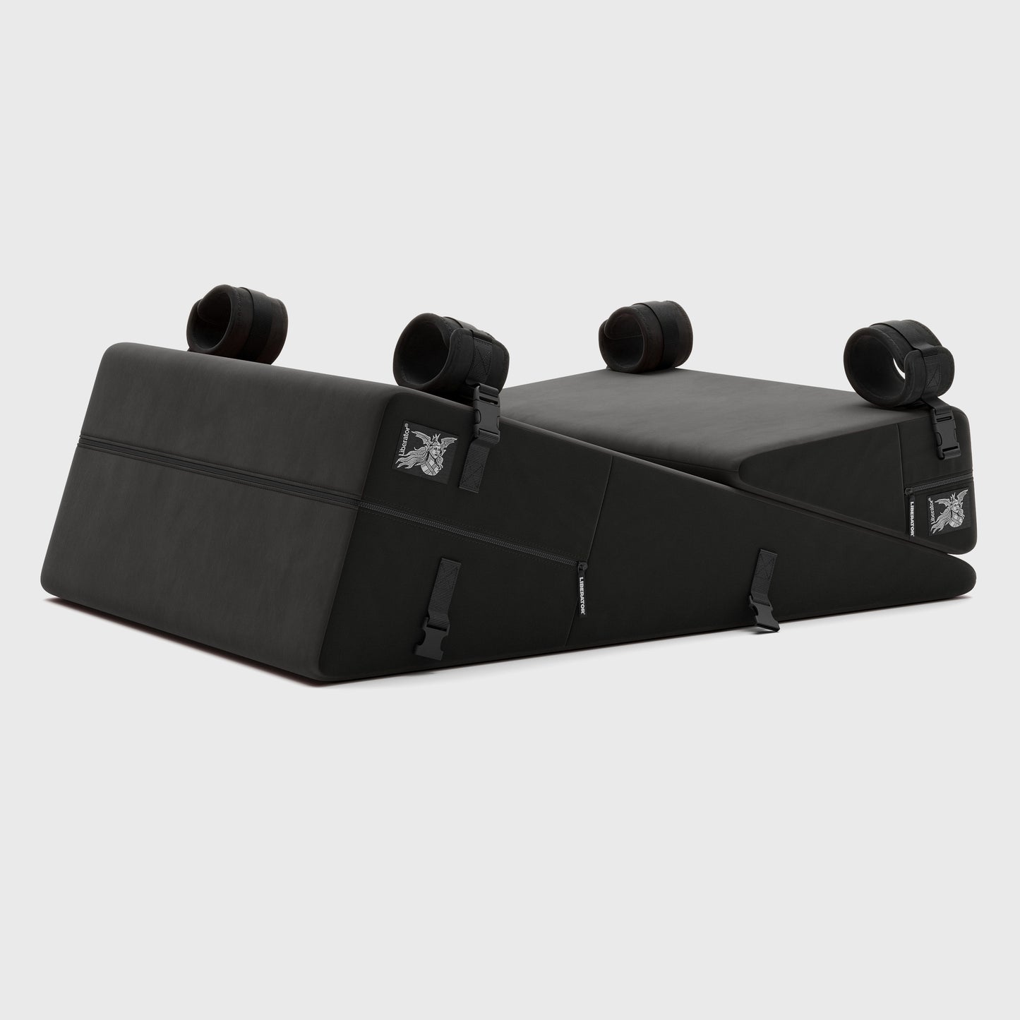 Liberator Black Label Bondage Wedge Ramp Combo Regular - Sex Positioner with Cuffs