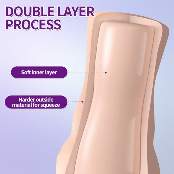 Xise Brenna Dual Density 3 Speed 7 Mode Vibrating Realistic Masturbator