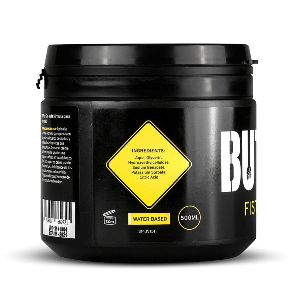BUTTR Fisting Fist Gel Water Based Lube Lubricant 500ml