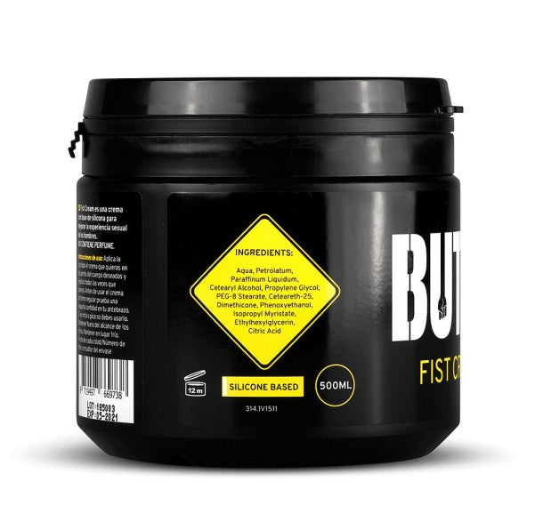 BUTTR Fisting Fist Cream Silicone Based Lube Lubricant 500ml