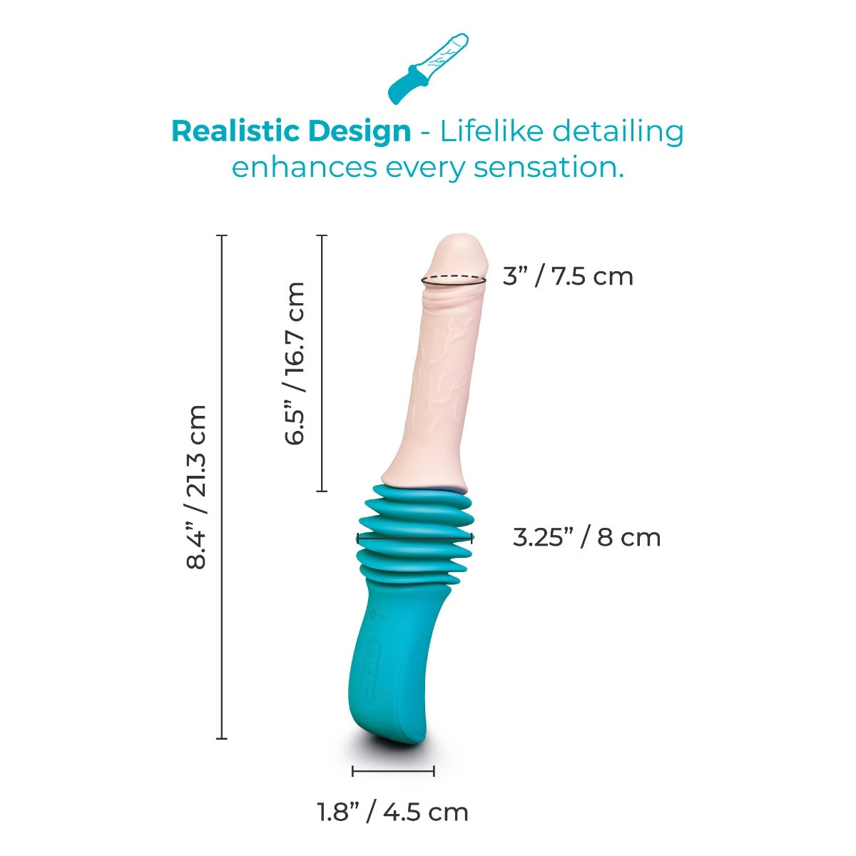 COTR | B-Vibe Realistic Thrusting Dildo Machine