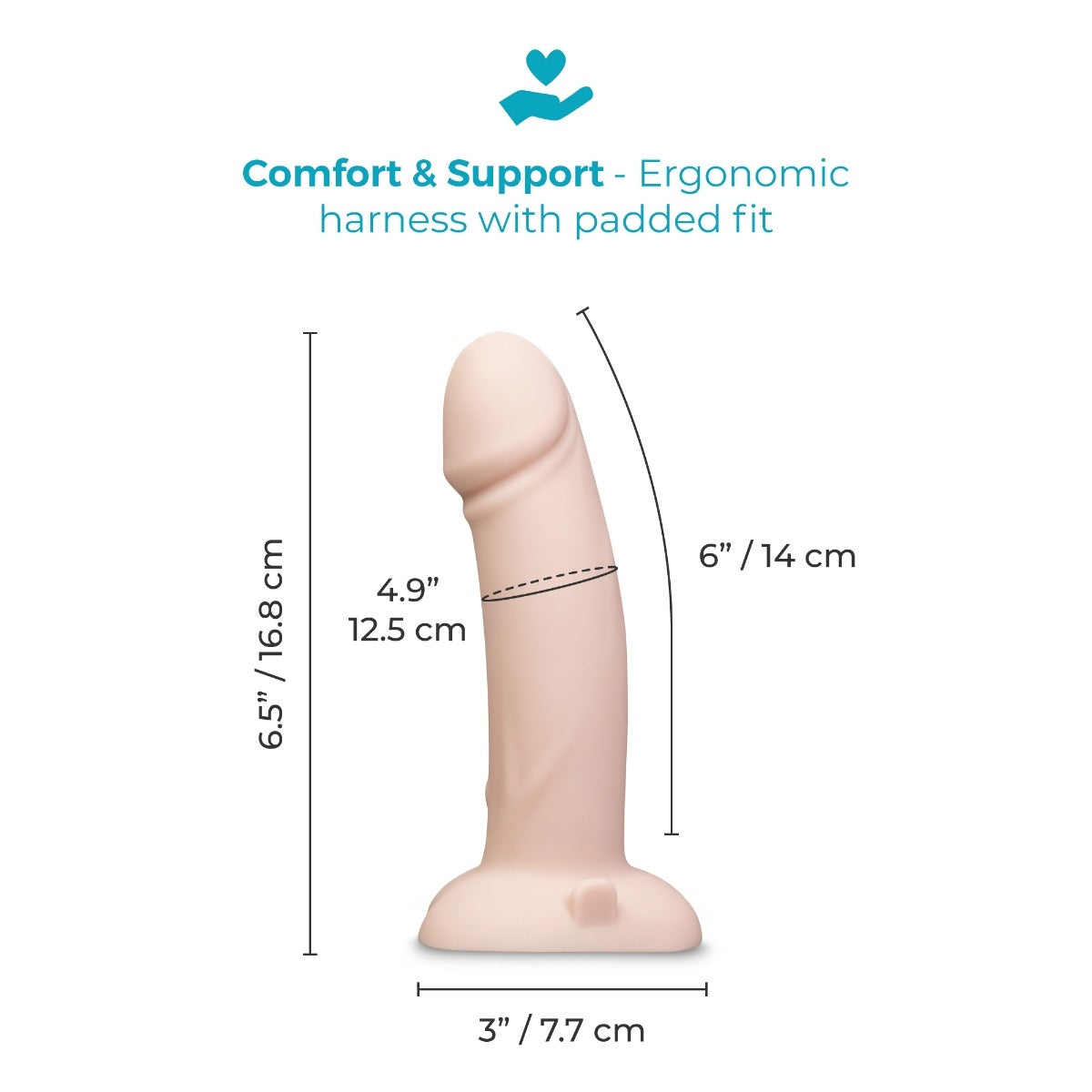 COTR | B-Vibe Every Body Vibrating Realistic Strap-On Kit