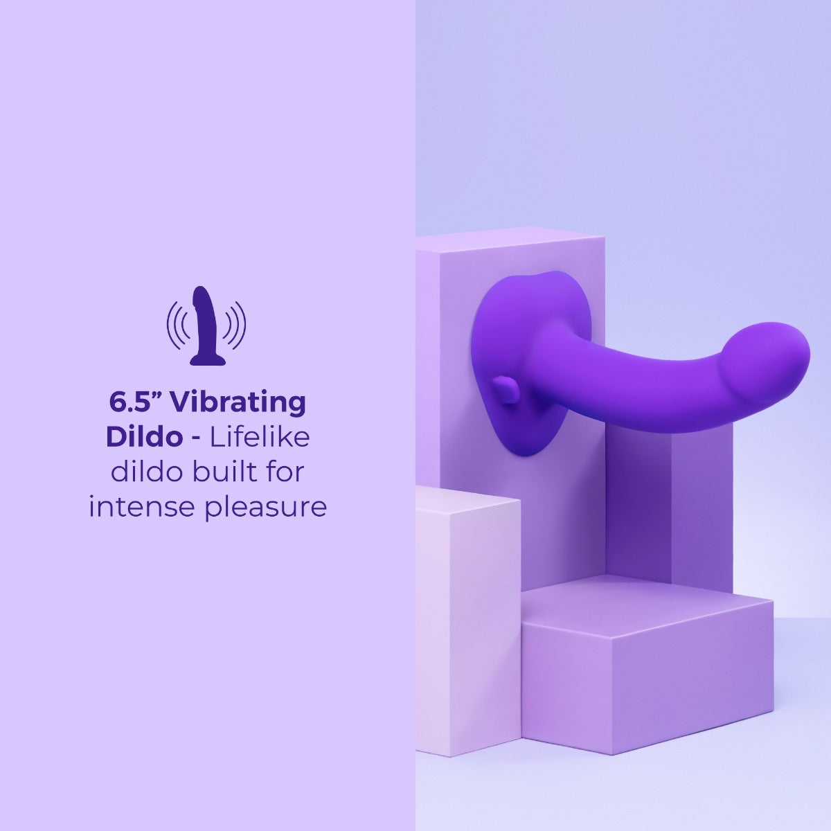 COTR | B-Vibe Vibrating Curved Strap-On Kit