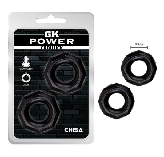 CHISA GK Power Cadiluck 2 Pc Nut Ring Set