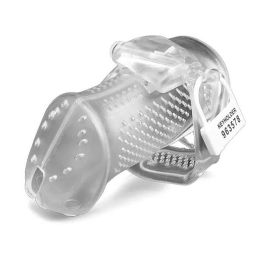 Brutus Airmesh Chastity Cage Clear
