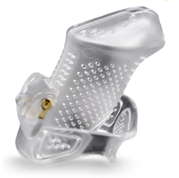 Brutus Airmesh Chastity Cage Clear
