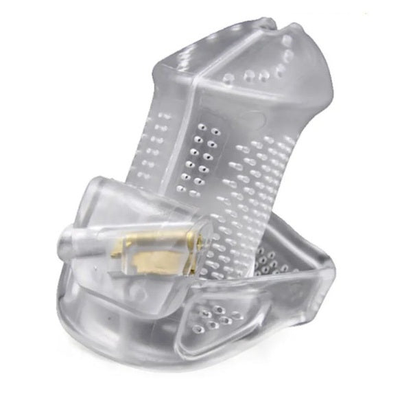 Brutus Airmesh Chastity Cage Clear