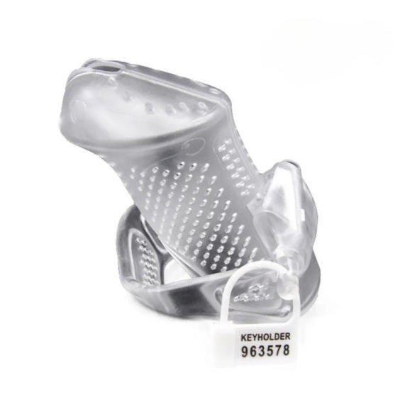 Brutus Airmesh Chastity Cage Clear
