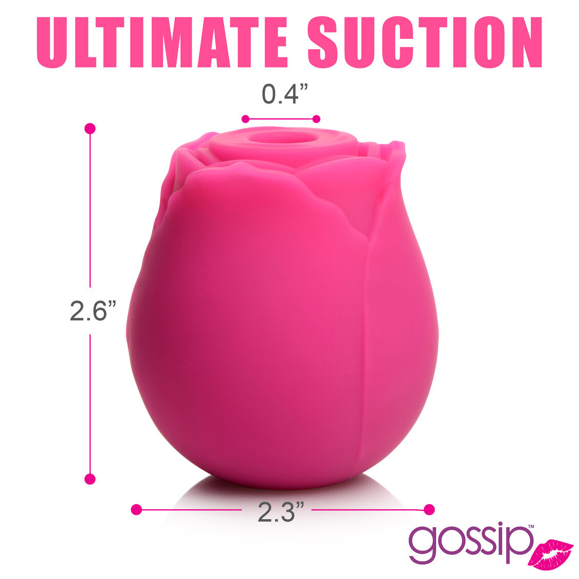 Curve Toys | Gossip Cum Into Bloom Clitoral Vibrator - Rose Crush