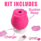 Curve Toys | Gossip Cum Into Bloom Clitoral Vibrator - Rose Crush