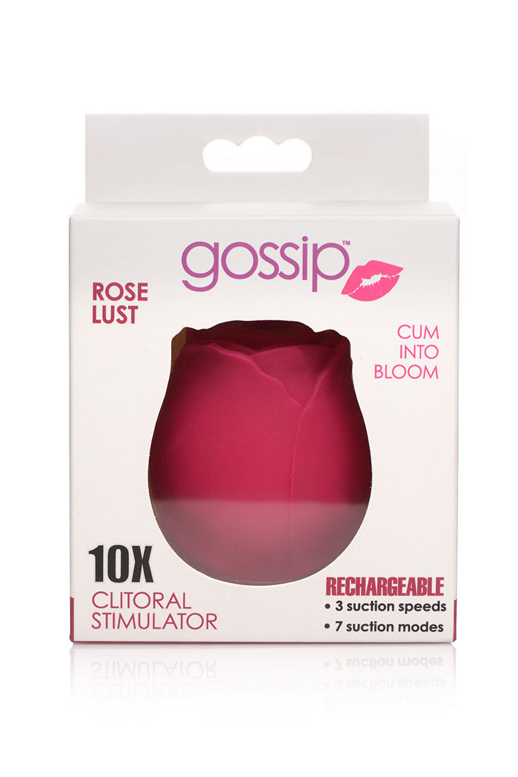 Curve Toys | Gossip Cum Into Bloom Clitoral Vibrator - Rose Lust