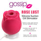 Curve Toys | Gossip Cum Into Bloom Clitoral Vibrator - Rose Lust