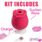 Curve Toys | Gossip Cum Into Bloom Clitoral Vibrator - Rose Lust