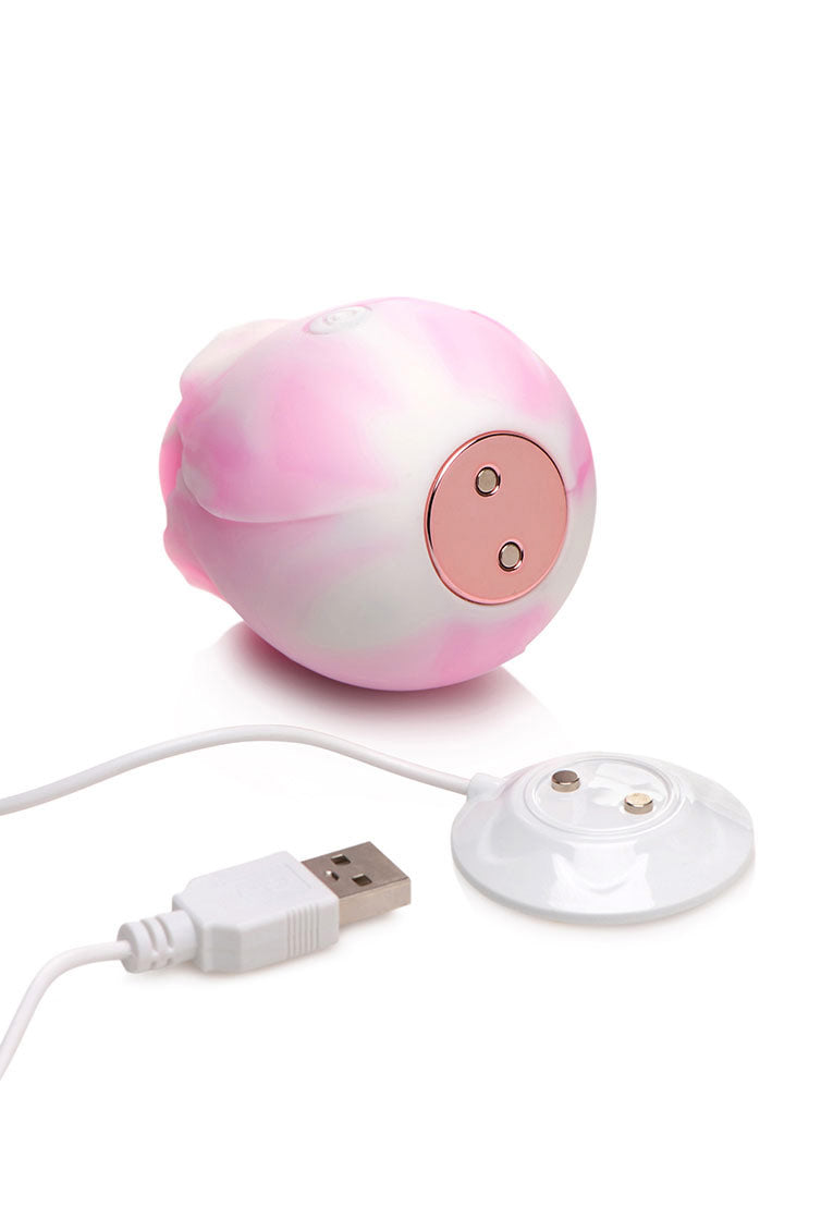 Curve Toys | Gossip Cum Into Bloom Clitoral Vibrator - Rose Dream