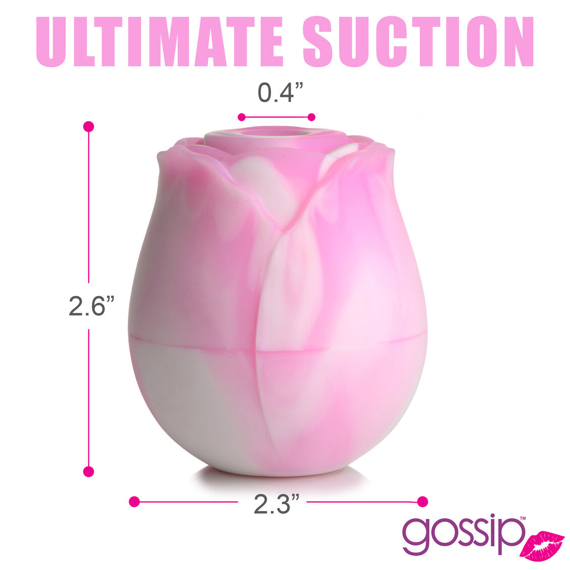 Curve Toys | Gossip Cum Into Bloom Clitoral Vibrator - Rose Dream