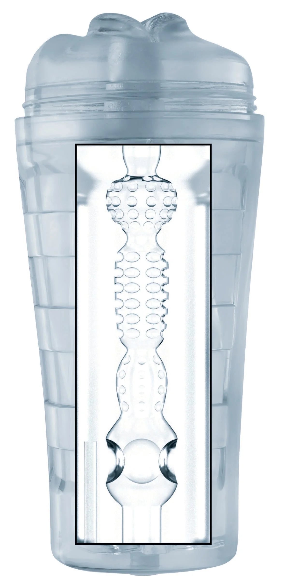 Curve Toys | Mistress Courtney - Diamond Deluxe Clear Mouth Stroker Masturbator