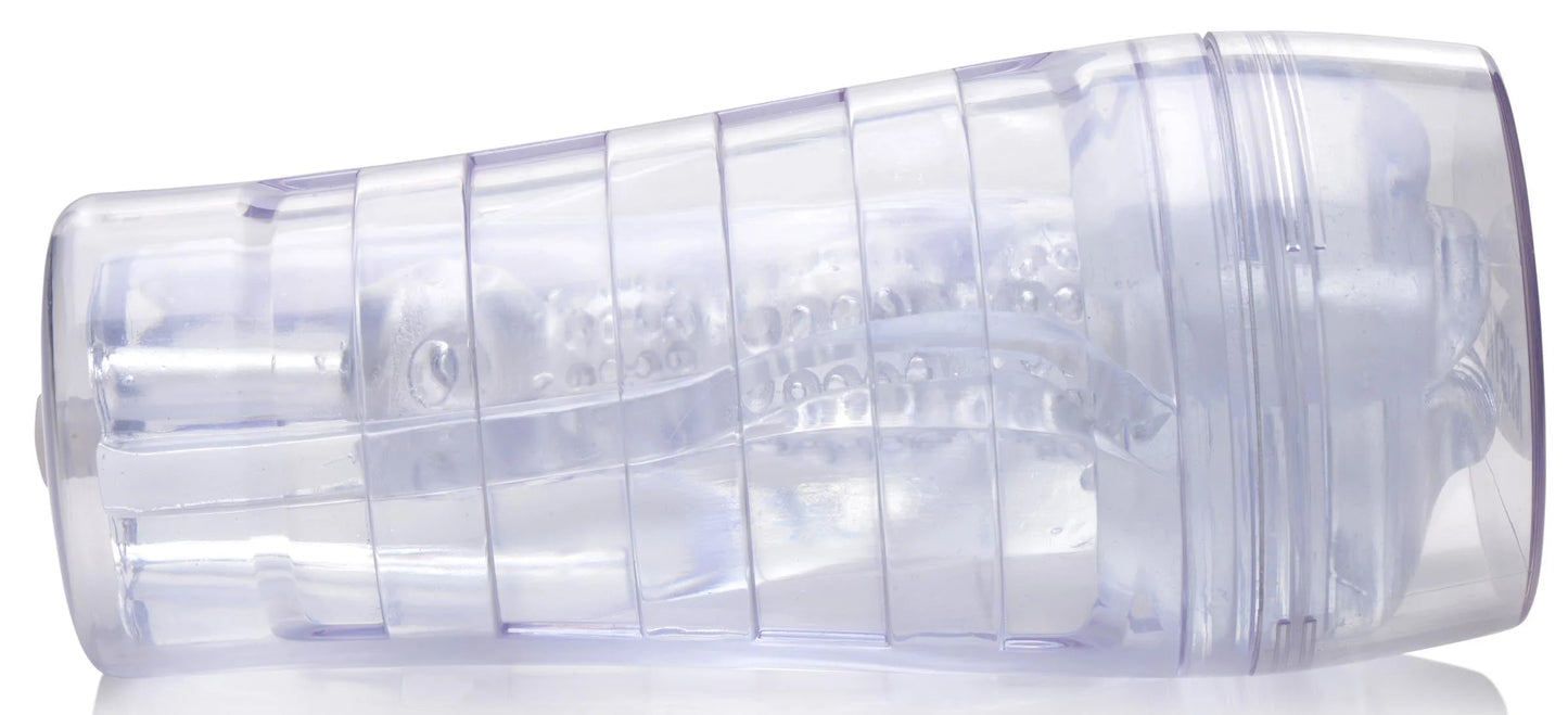 Curve Toys | Mistress Courtney - Diamond Deluxe Clear Mouth Stroker Masturbator