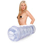 Curve Toys | Mistress Courtney - Diamond Deluxe Clear Mouth Stroker Masturbator