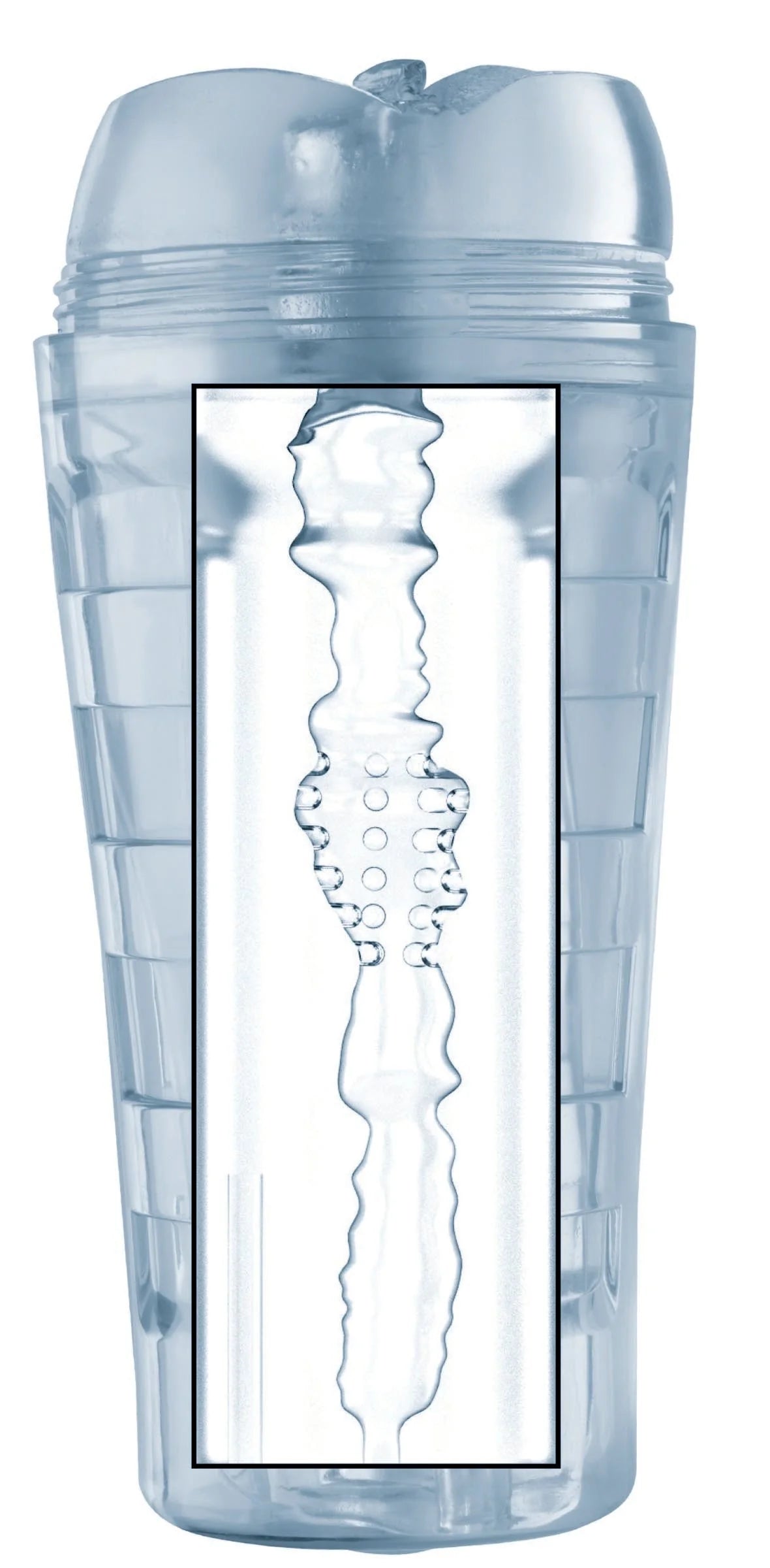 Curve Toys | Mistress Julie - Diamond Deluxe Clear Pussy Stroker Masturbator
