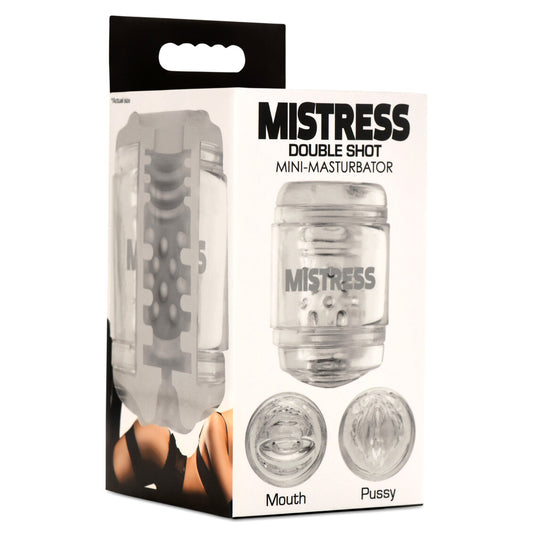 Curve Toys | Mistress Double Shot - Mouth & Pussy Mini Masturbator
