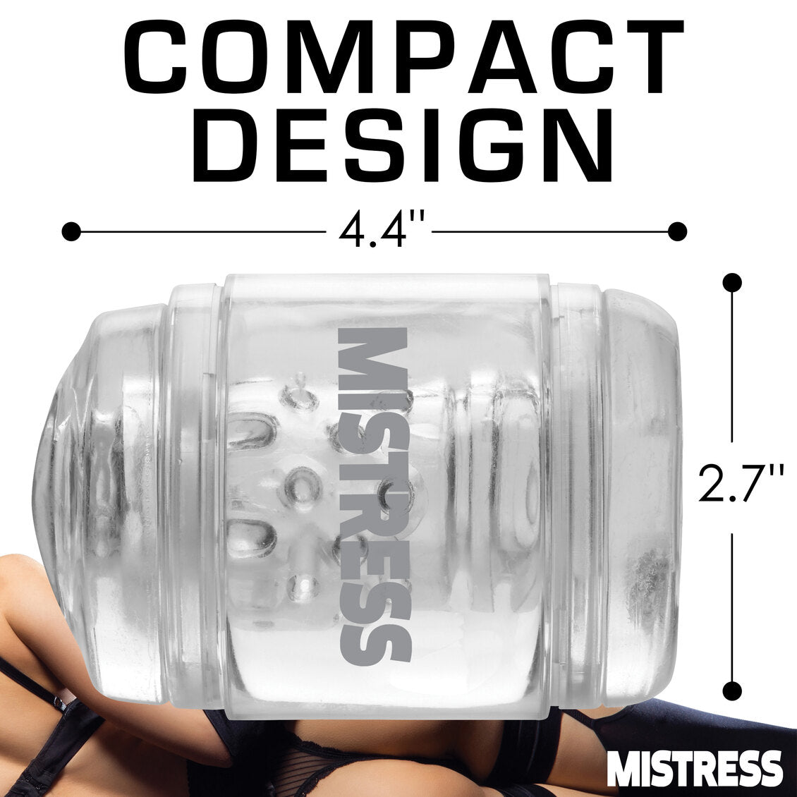 Curve Toys | Mistress Double Shot - Ass & Mouth Mini Masturbator