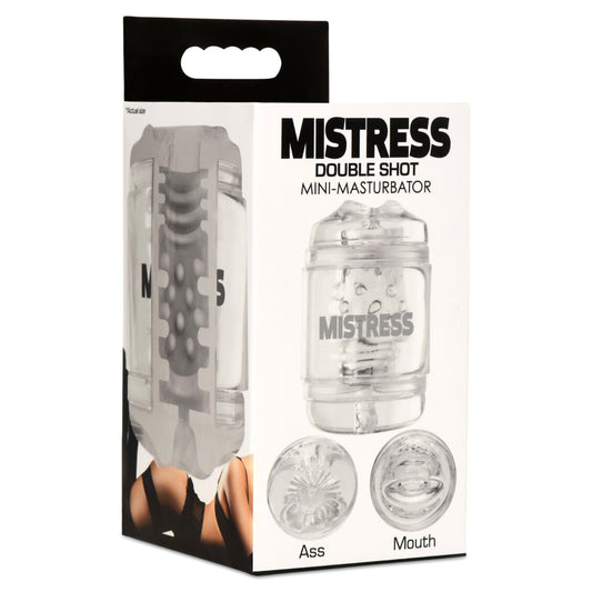Curve Toys | Mistress Double Shot - Ass & Mouth Mini Masturbator