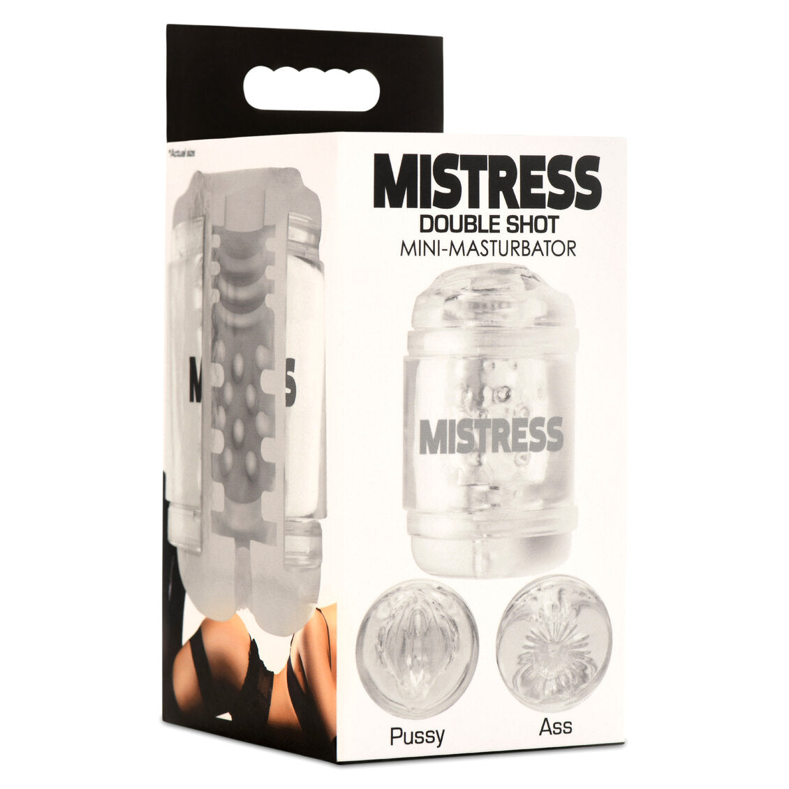 Curve Toys | Mistress Double Shot - Pussy & Ass Mini Masturbator
