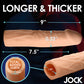 Curve Toys | JOCK Extra Long 1.5" Penis Extension Sleeve - Light