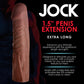 Curve Toys | JOCK Extra Long 1.5" Penis Extension Sleeve - Dark