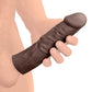 Curve Toys | JOCK Extra Long 1.5" Penis Extension Sleeve - Dark