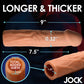 Curve Toys | JOCK Extra Long 1.5" Penis Extension Sleeve - Medium