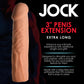 Curve Toys | JOCK Extra Long 3" Penis Extension Sleeve - Medium