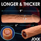 Curve Toys | JOCK Extra Long 3" Penis Extension Sleeve - Medium
