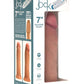 Curve Toys | Jock 7" Dual Density Silicone Dildo Dong - Light