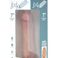 Curve Toys | Jock 7" Dual Density Silicone Dildo Dong - Light
