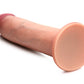 Curve Toys | Jock 8" Dual Density Silicone Dildo Dong - Light