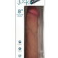 Curve Toys | Jock 8" Dual Density Silicone Dildo Dong - Light