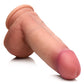 Curve Toys | Jock 6" Dual Density Silicone Dildo With Balls - Light