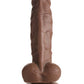 Curve Toys | Fantasy Jock Weightlifting Wesley 7" Dildo with Balls - Dark